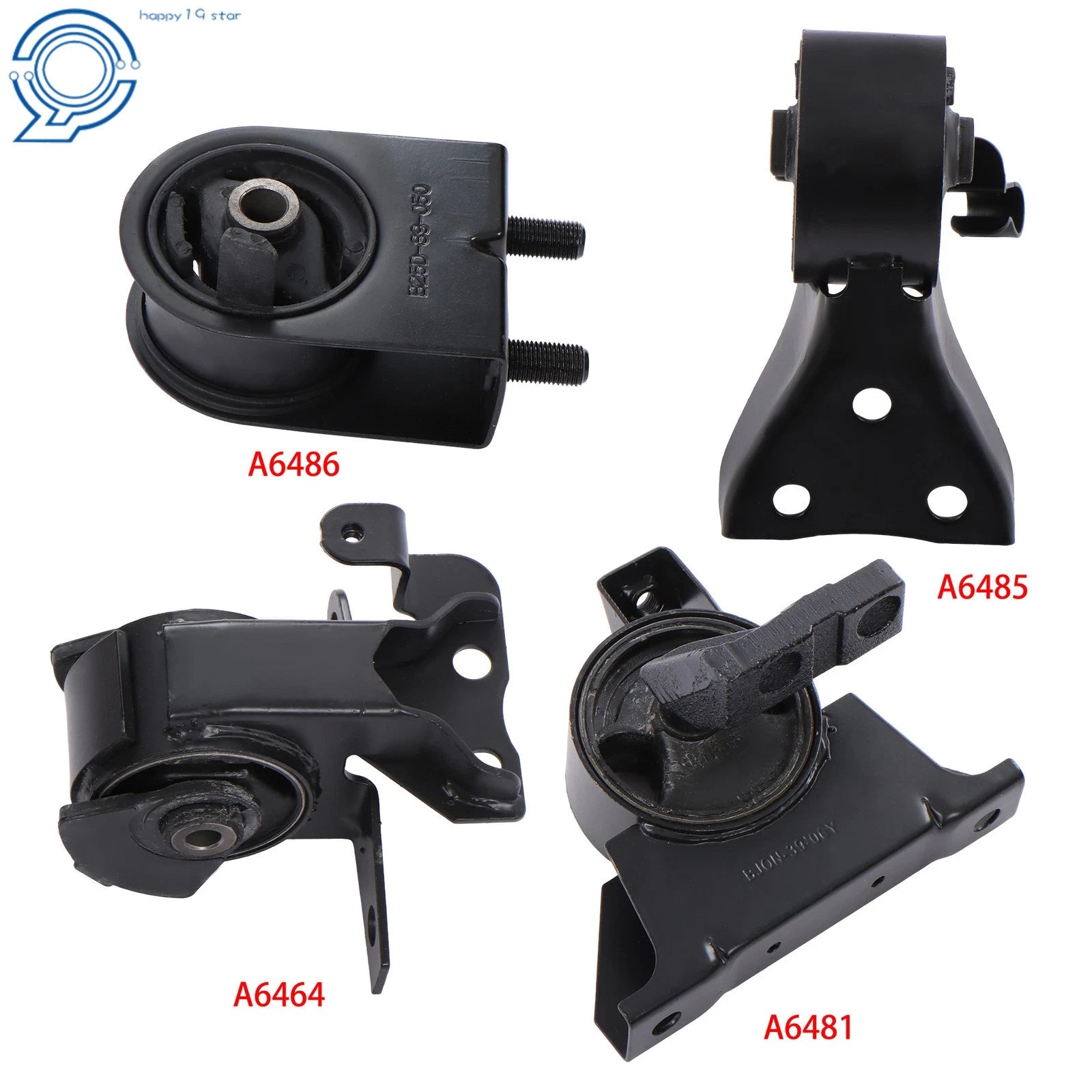 Set of 4 Engine Motor Mounts for Mazda Protege (1999–2000)