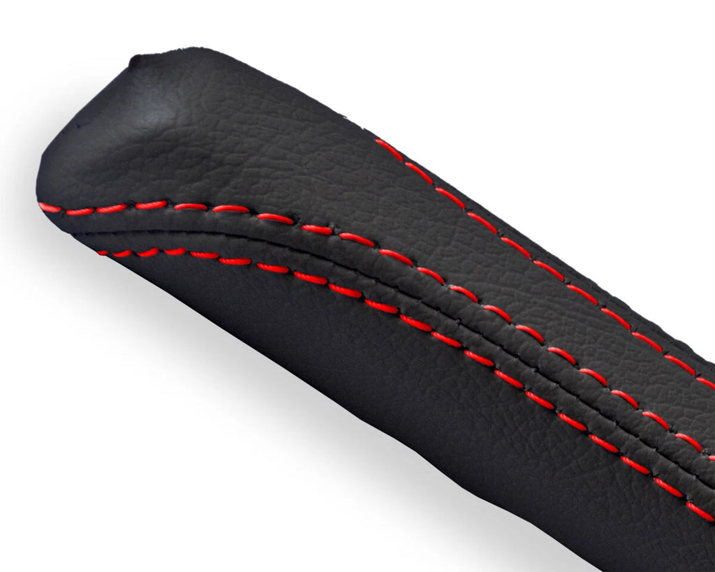 E Brake Boot Cover for BMW E24 (1976–1990) Red Stitch PVC Leather