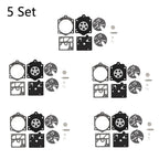 Set of 5 Carburetor Diaphragm Kit for Husqvarna 44 140S 240S 444 (Walbro K10-HDC)