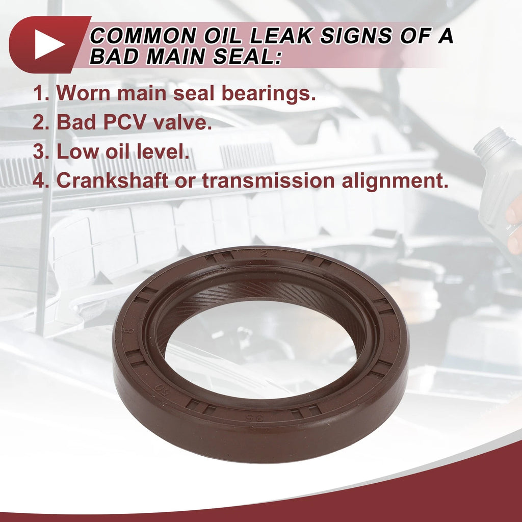 1 Pc Front Crankshaft Oil Seal for Hyundai Elantra, Kia (2011–2016) No. 22144-3B001