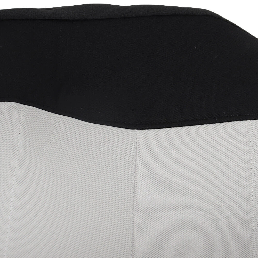 Set of 2 High Back Seat Covers for Ford Ranger (1998–2003) Black/Silver