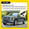 Set of 4 Gloss Black Door Handle Covers for Ford F-150 (2021–2024)