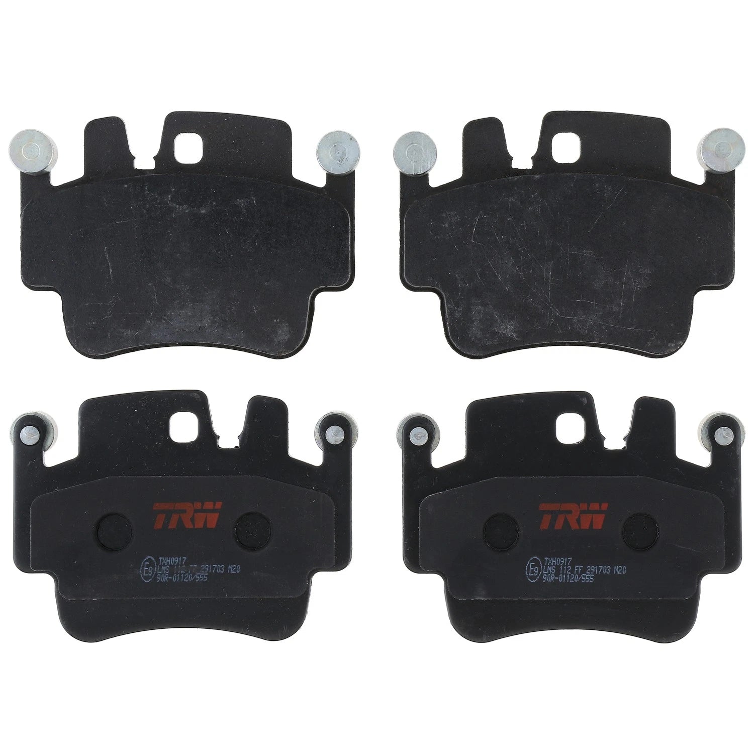 Set of 4 Disc Brake Pads for Porsche 911 (1999–2005)
