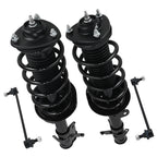4X Front Struts w/ Coil Spring & Sway Bar Links for Honda Odyssey (2008–2010)