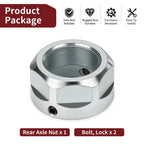 Rear Axle Lock Nut for Yamaha Raptor 125 250 350 (2008–2023)