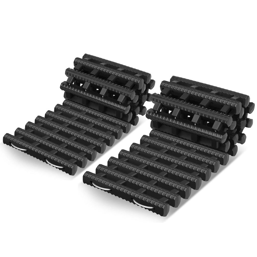 Set of 2 Sand Snow Recovery Traction Tracks Mats for Cars Trucks (40" L)