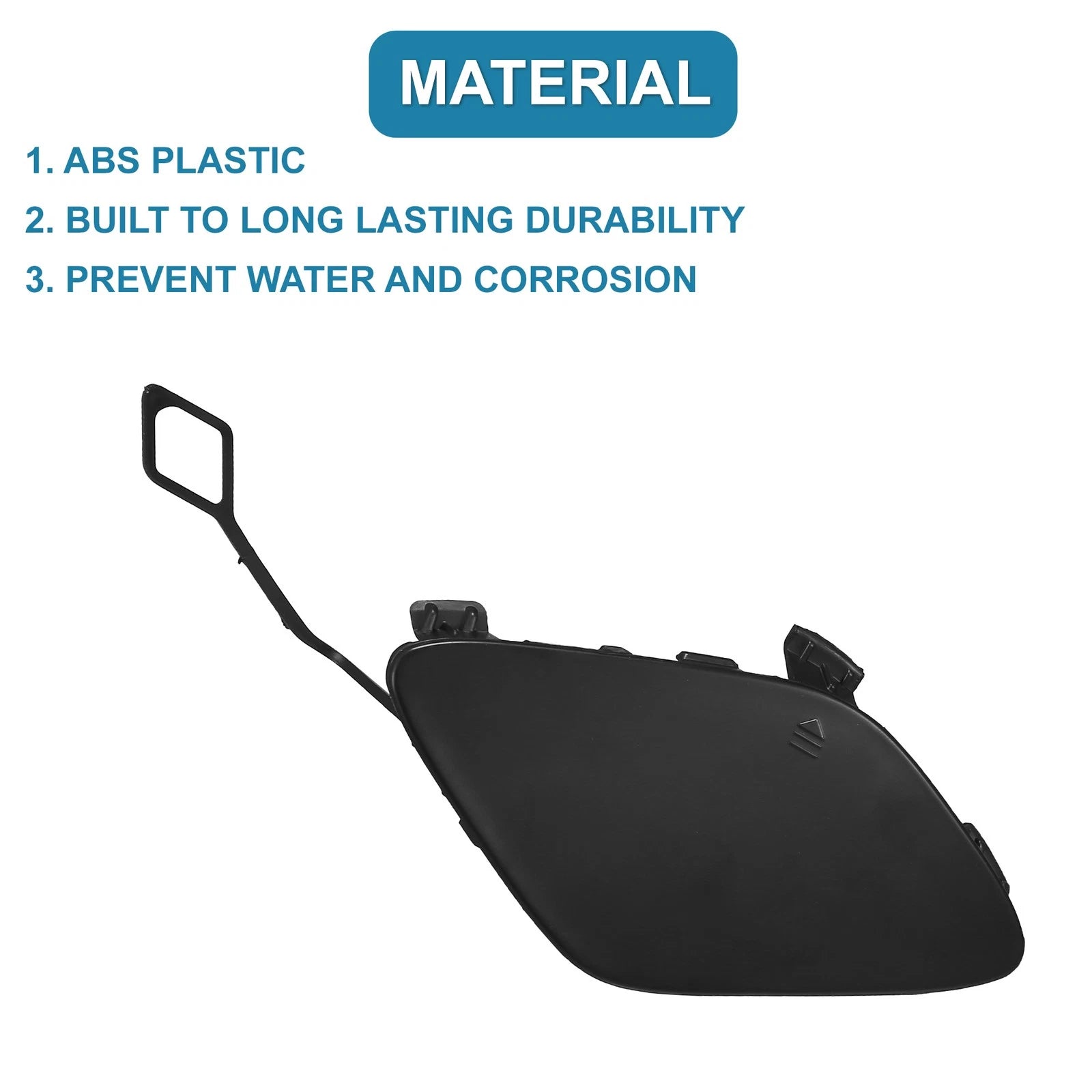 Tow Hook Cover for Mercedes-Benz E250 (2014–2015) Black