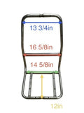 Marine SS Chair Seat Frame for (1in OD Tube, T 24 3/4in x W 16 5/8in)
