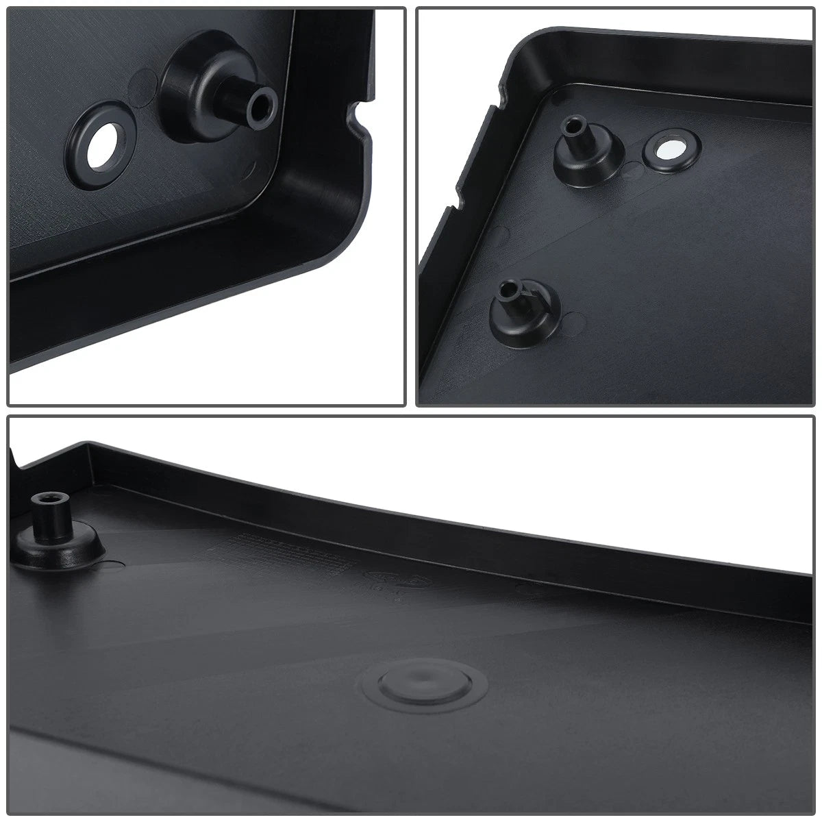 Front Bumper License Plate Mounting Bracket Kit for Audi A4 (2013–2016)