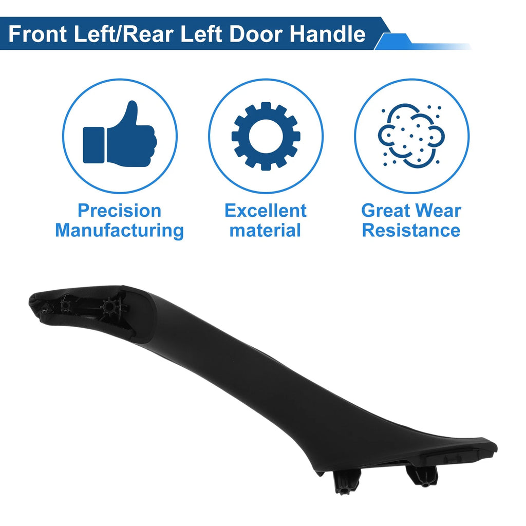 Inner Door Panel Handle for BMW F10 F11 F18 (2010–2017) No. 51417225847 Black