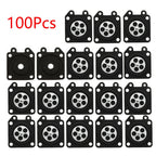 100Pcs Carburetor Metering Diaphragm for Walbro (95-526-9-8, 95-526-9, 95-526)