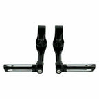 1 1/4" Black Foot Peg Mount Clamps for Harley