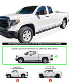 5in Wheel to Wheel Side Steps for Toyota Tundra Double Cab (2007–2021)