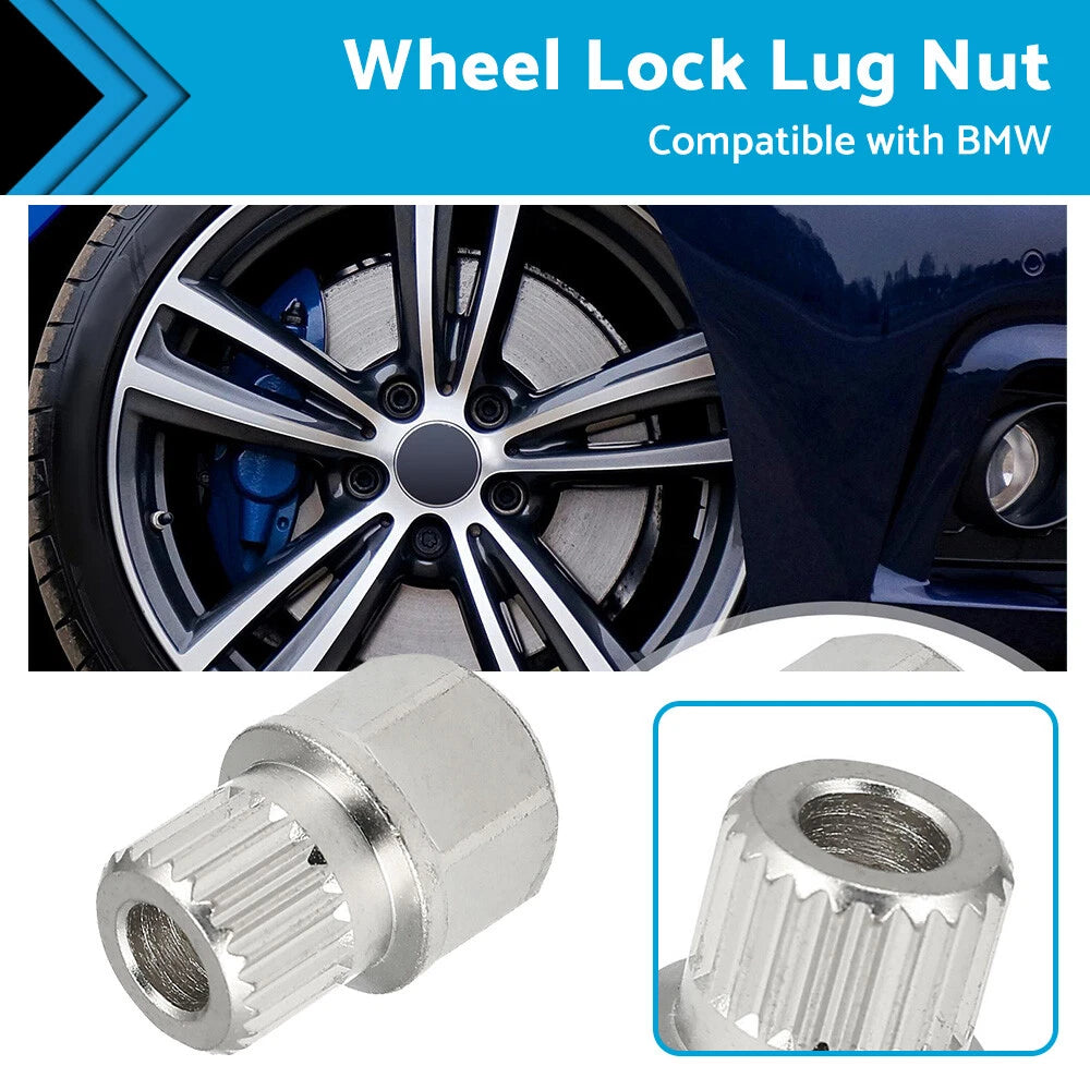 40/23PT Hollow Anti Theft Wheel Lock Lug Nut Screw Removal Key for BMW