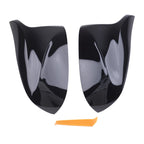 Set of 2 Side Mirror Cover Caps for BMW X3 X4 X5 X6 X7 (2018–2023) 51162446965 Gloss Black