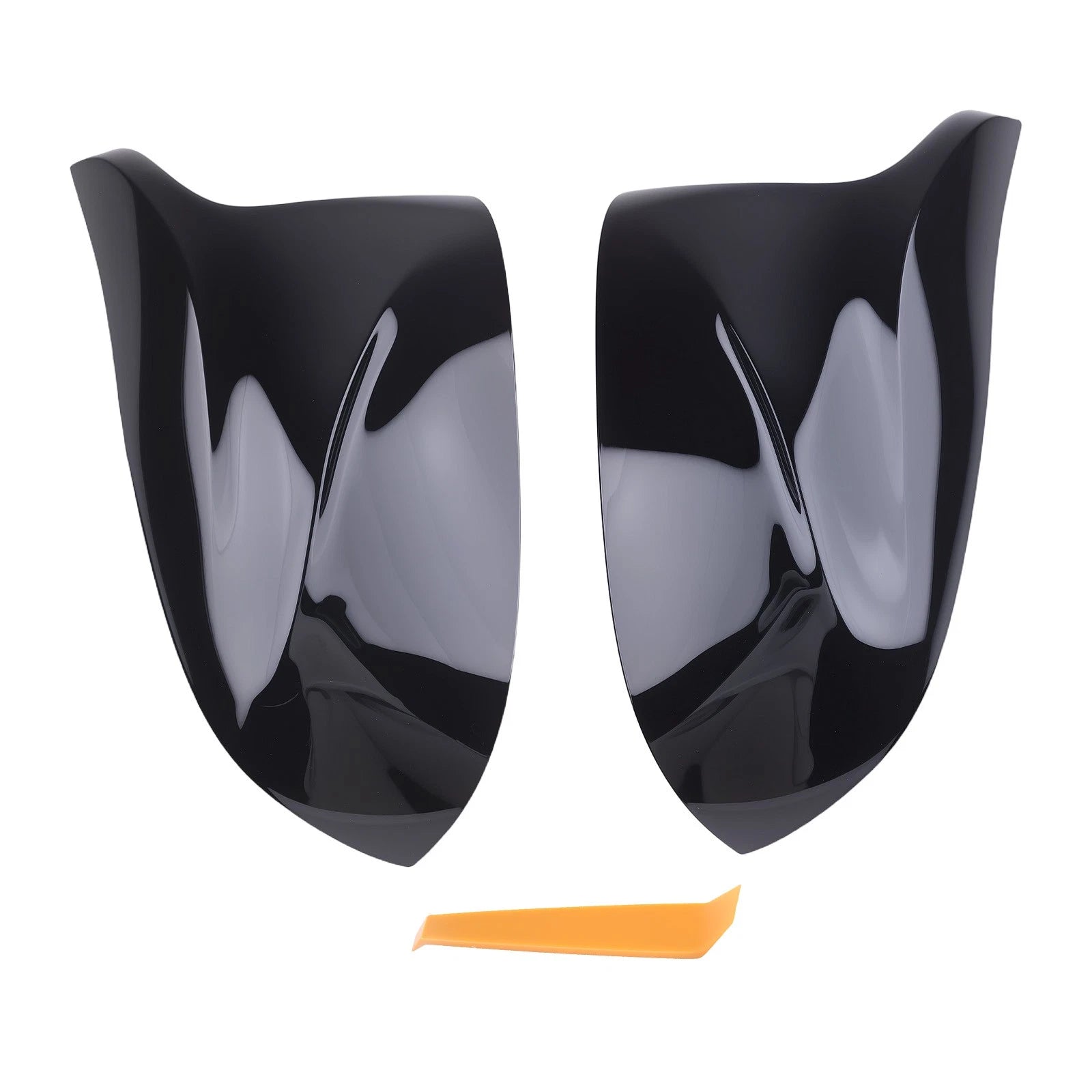 Set of 2 Side Mirror Cover Caps for BMW X3 X4 X5 X6 X7 (2018–2023) 51162446965 Gloss Black