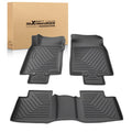 Set of 4 All Weather Floor Mats for Nissan Rogue (2014–2020) TPE Black Anti-Slip