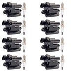 8X Ignition Coils + 8X Spark Plugs for Chevy Silverado 1500 GMC Hummer H2 (2003–2007)