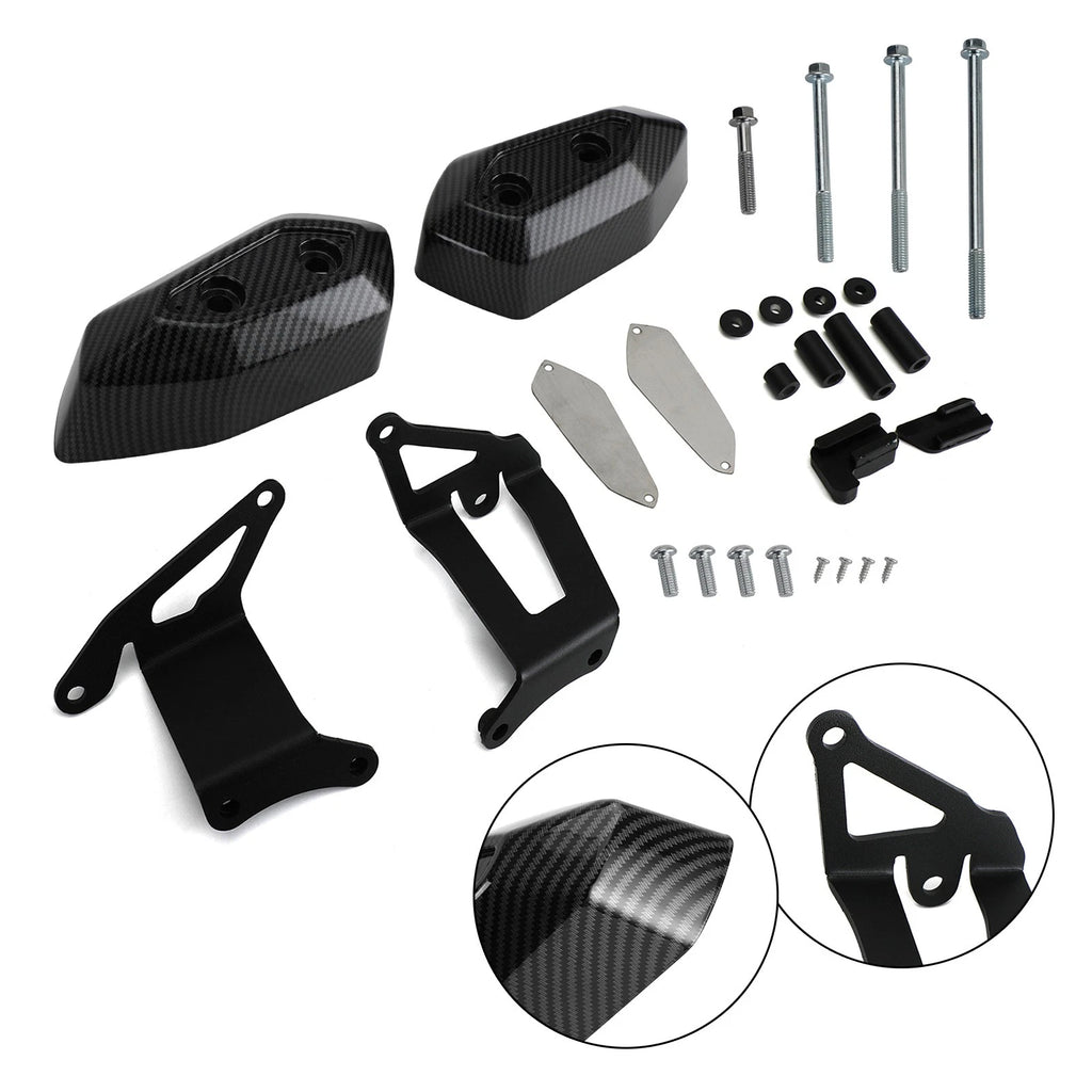 Plastic Engine Protector Covers for Yamaha YZF R15 V4 (2021–2023)