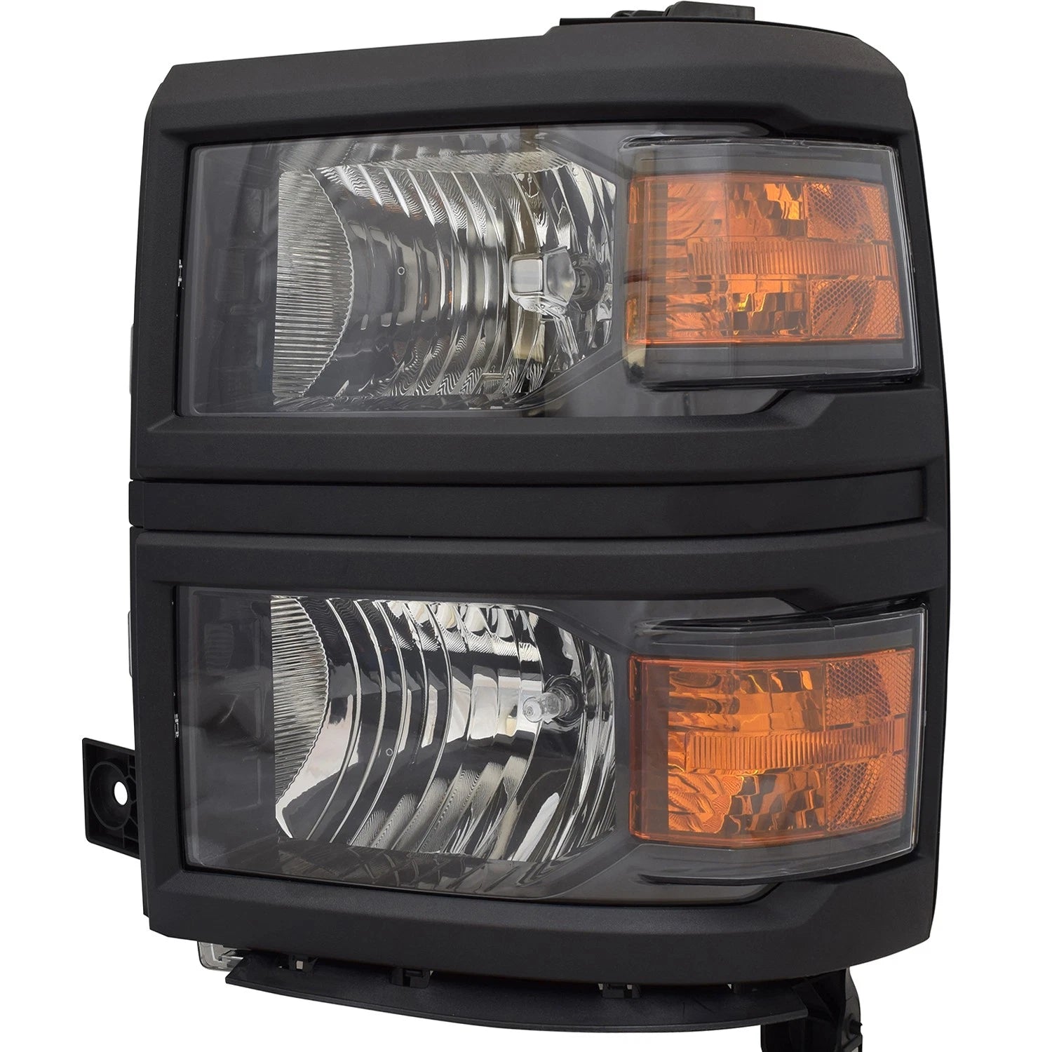 Replacement Black Driver Side Halogen Headlight Assembly for 2014–2015 Chevy