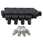Bosch Ignition Coil & 4 Nickel Spark Plugs for BMW 318i 318is Z3 (1992–2002)