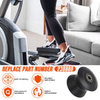 2 Elliptical Wheel Leg Rollers 238880 for Proform Gold's Gym NordicTrack