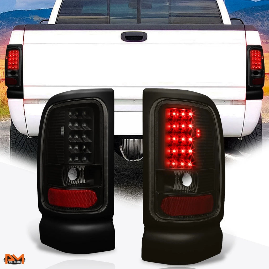 Full LED Tail Light Brake/Reverse Lamp Tinted for Dodge Ram Pickup (1994–2002)