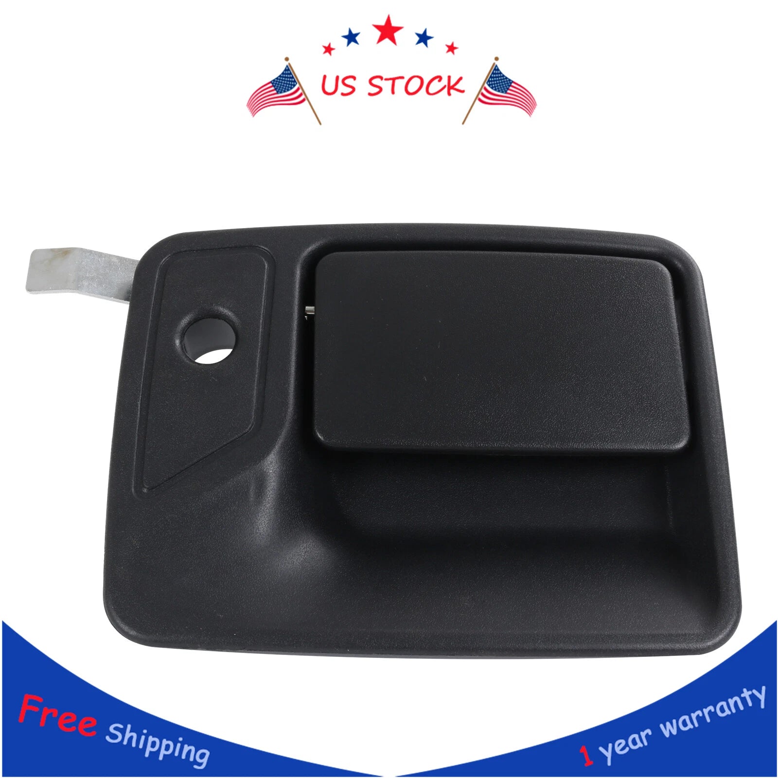 Front Outside Door Handle Black Right Passenger Side for Super Duty 