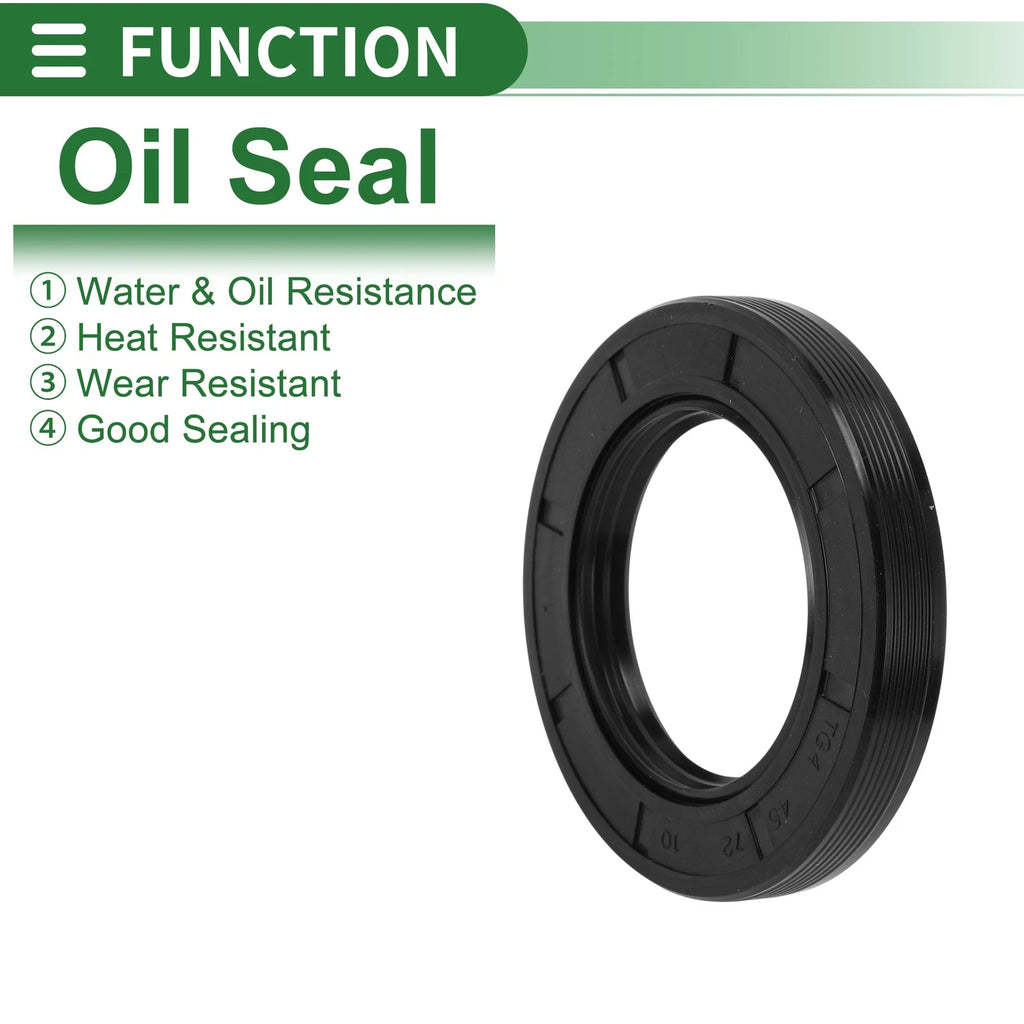 Oil Seal for Various Models (45x72x10mm, NBR Rubber, High Pressure)