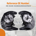 2X Steering Knuckle Wheel Hub Bearing for Lexus RX350 RX450H (2010–2015) 698-432