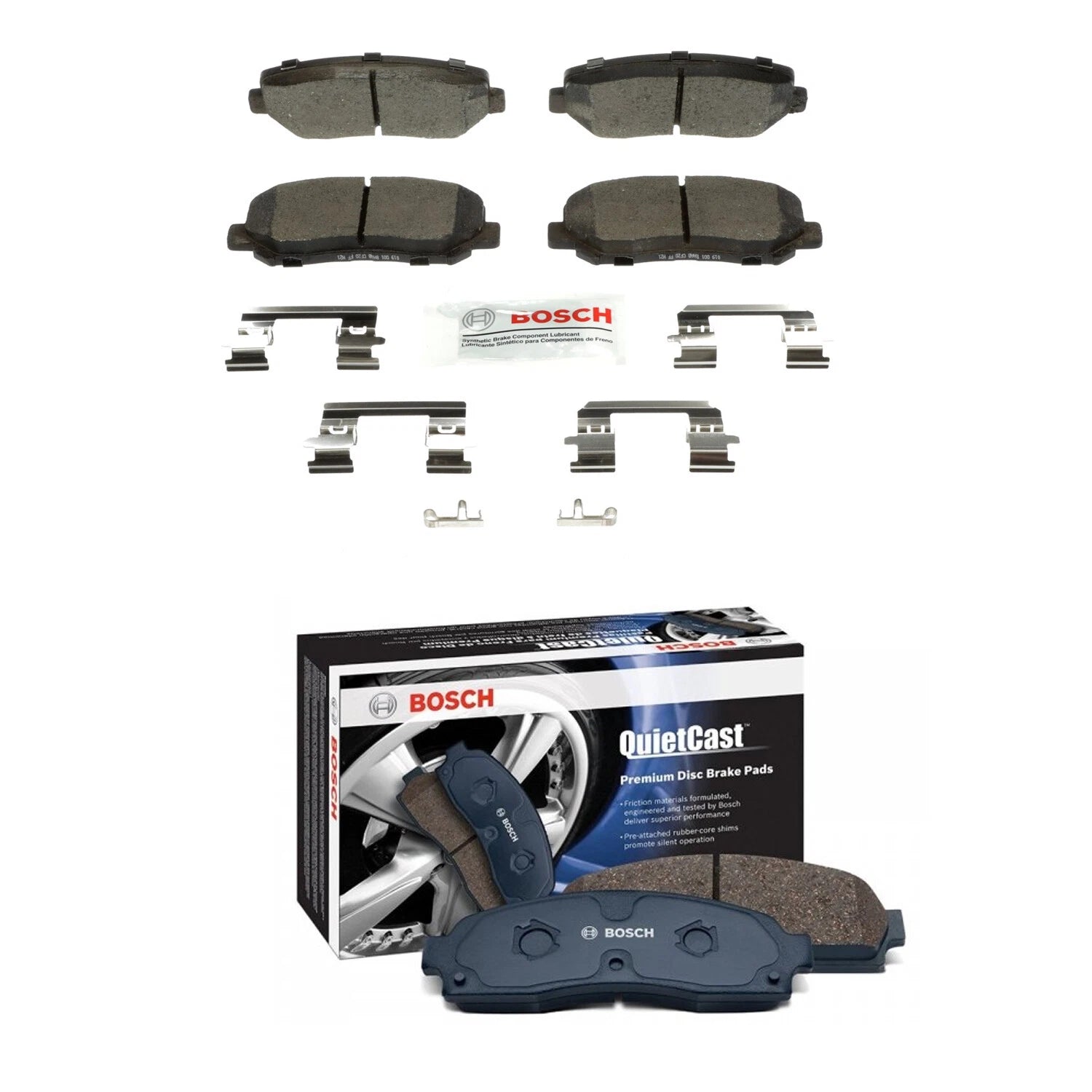 Bosch Blue Ceramic Disc Brake Pad Kit for Mazda CX-5 (2013–2015)