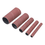5 Pack Sanding Drum Sleeves Assorted Grit 80/150/240 for Polishing