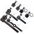 Set of 8 Front Lower Ball Joints & Inner Tie Rod Ends for Chevrolet Blazer (1987–1991)