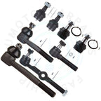 Set of 8 Front Lower Ball Joints & Inner Tie Rod Ends for Chevrolet Blazer (1987–1991)