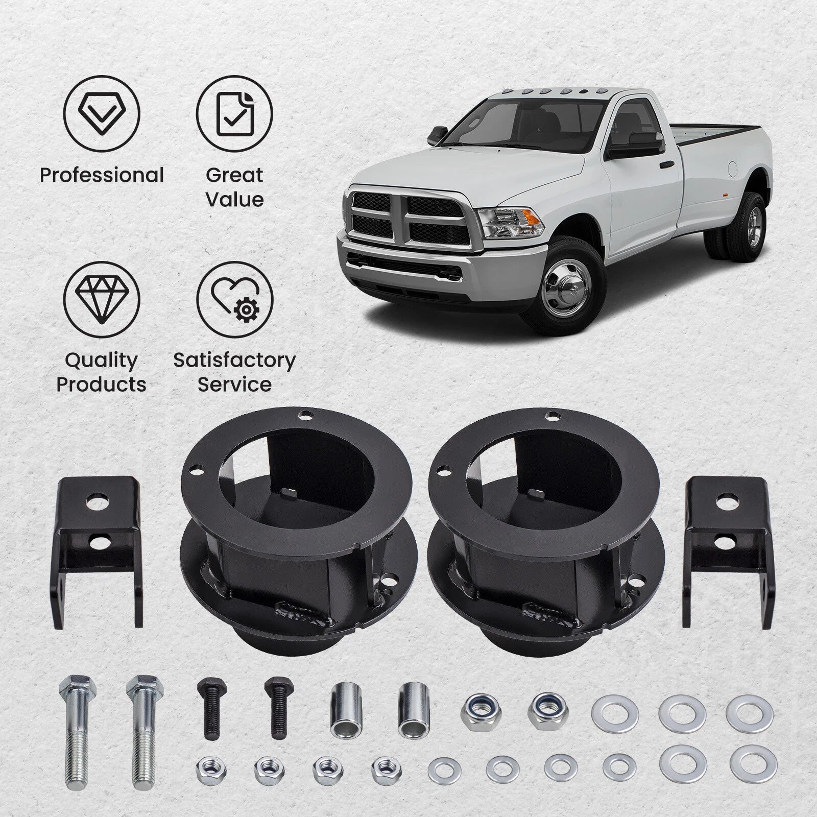 2.5 Inch Leveling Kit for Dodge Ram 2500 3500 (2013–2023)