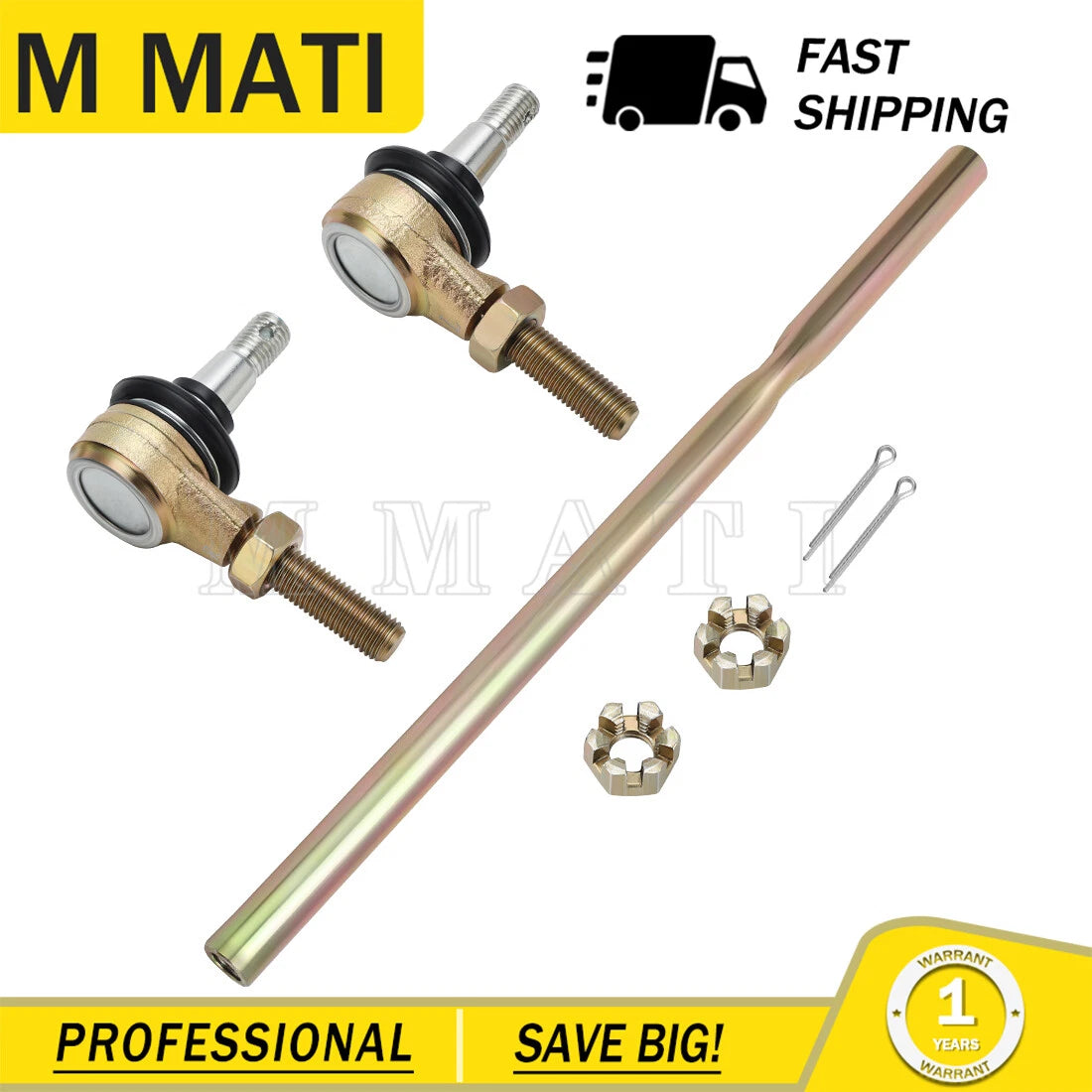 Tie Rod & Ends Kit for Suzuki Eiger 400 LTA400 LTF400 (2003–2007)