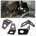 Set of 4 Seat Belt Mounting 90 Degree Angle Brackets for Universal Fit