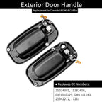 2X Exterior Door Handles for Chevy Silverado GMC Sierra (1999-2007)