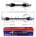 Set of 2 Front CV Axle Shafts for Kia Sorento, Santa Fe Sport (2013–2019)