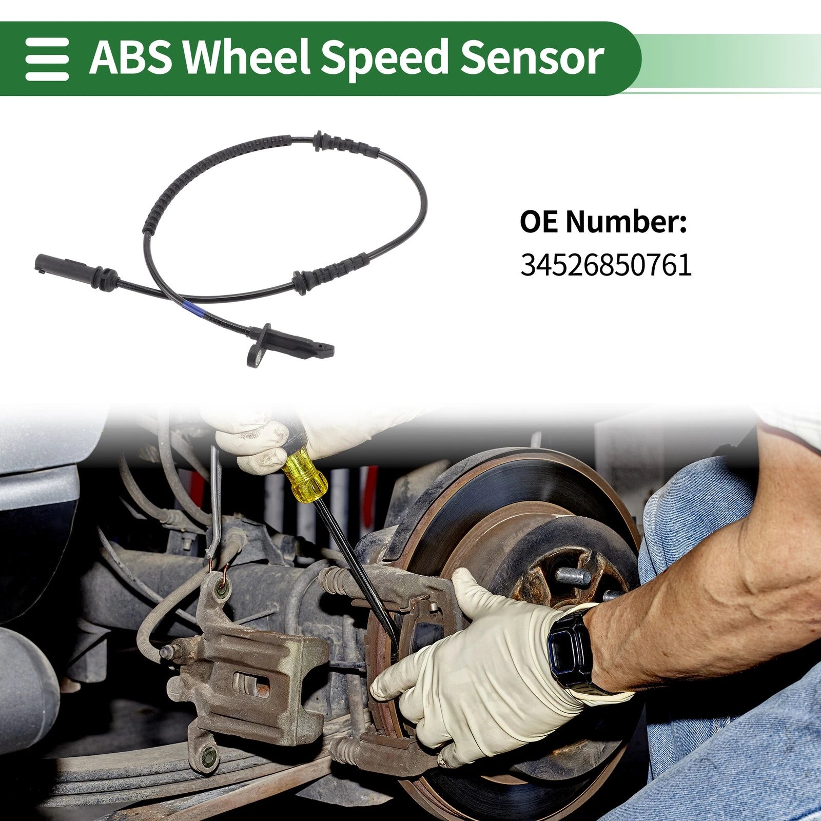 ABS Wheel Speed Sensor No. 34526850761 for BMW F57 (2013–2017)