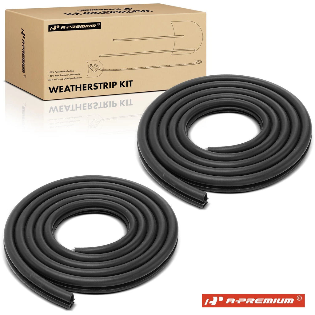 2X Front Door Weatherstrip Seal Kit for Chevy C/K 1500 2500 3500 Tahoe (1990–1999)