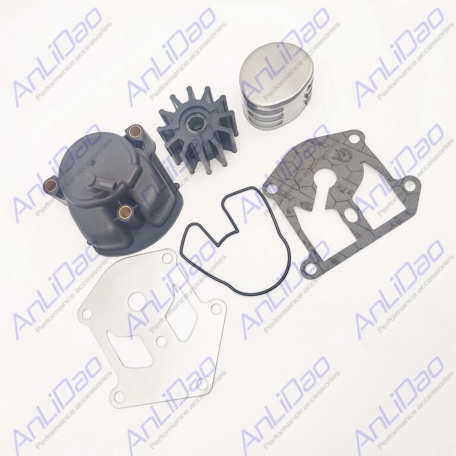 Water Pump Kit with Housing for OMC King Cobra (1992–1995) 3854661