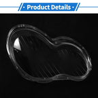 Car Front Left Headlight Lens Cover for Mercedes-Benz C-Class (2001-2017)