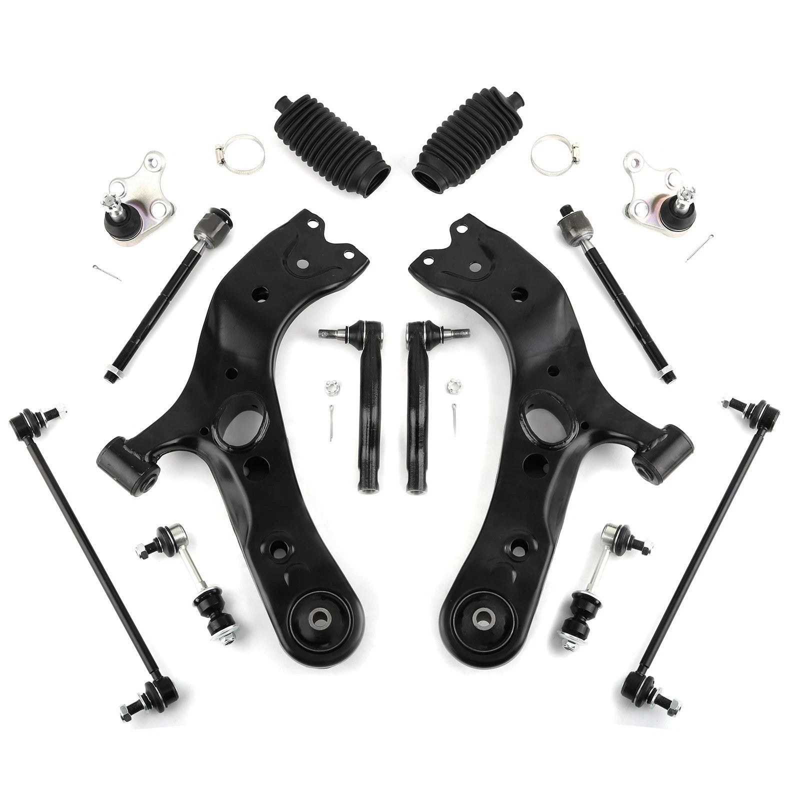16pc Front Strut Control Arm Rear Shock Kit for Toyota RAV4 (2006–2012)