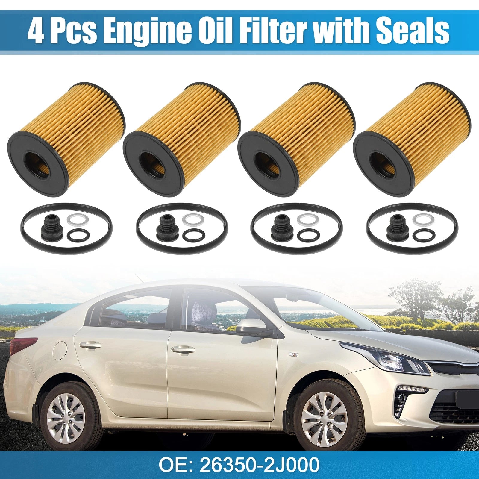 Engine Oil Filter 26350-2S000 for Hyundai Elantra 