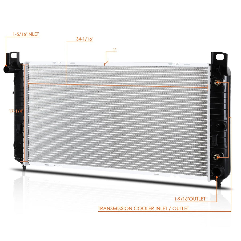 Aluminum Core Radiator for Chevy Silverado/GMC Sierra (1999–2013) DPI-2423
