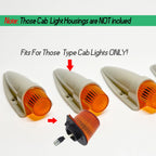 5X Amber LED Roof Cab Clearance Lights for Dodge D150 D250 D350 (1984–1993)