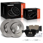 Rear Disc Brake Rotors & Ceramic Pads for BMW 750i 2006–2008