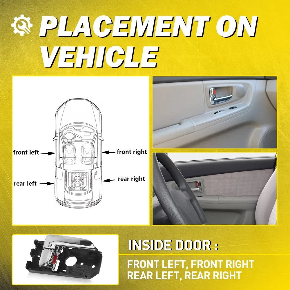 4X Inner Door Handle for KIA Spectra/Spectra5 (2004–2009)