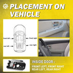 4X Inner Door Handle for KIA Spectra/Spectra5 (2004–2009)